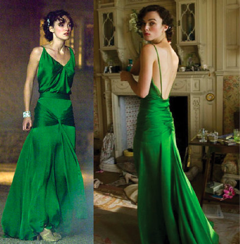 atonement green dress